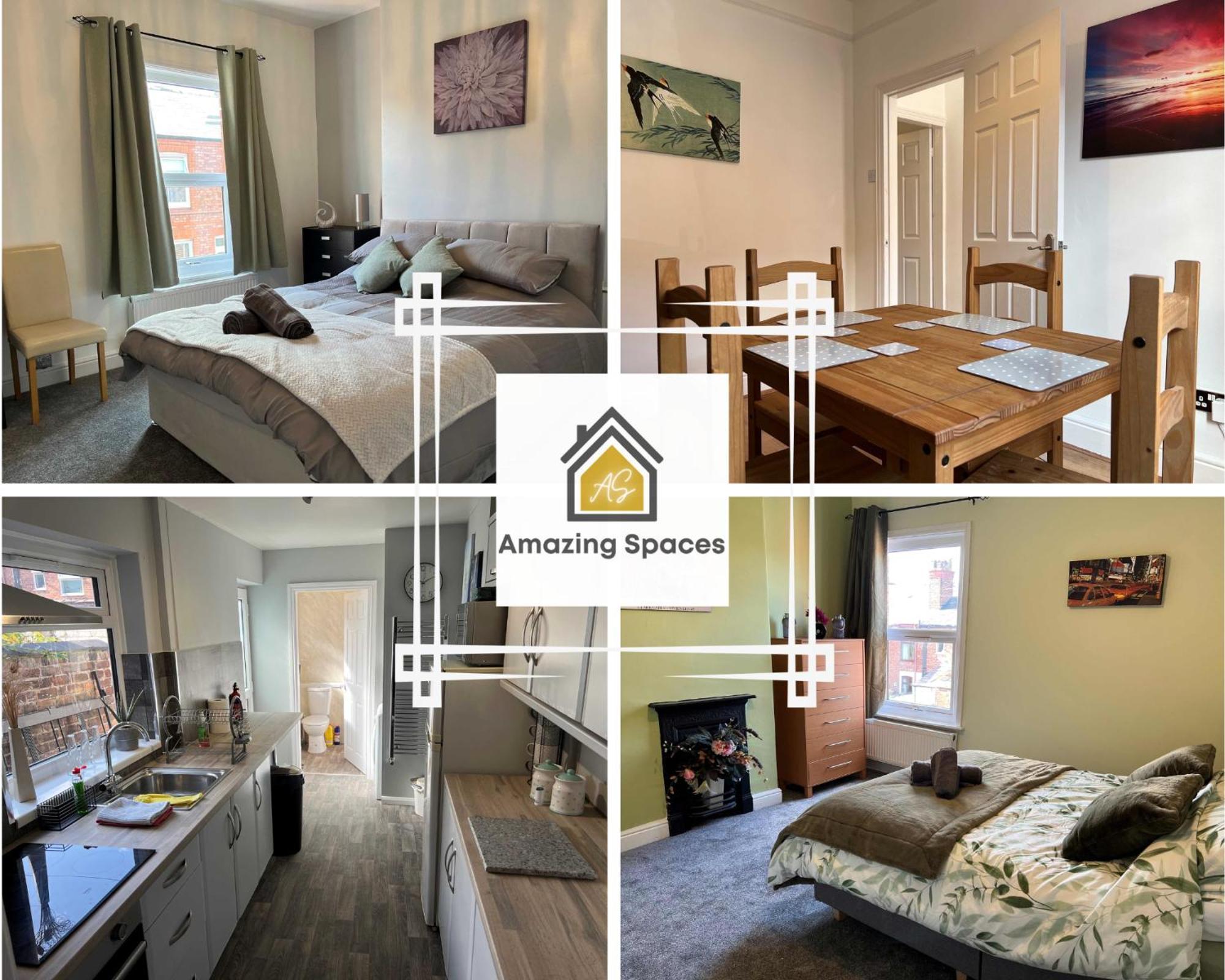 Spacious 2-Bedroom House In Stockton Heath With Free Wifi By Amazing Spaces Relocations Ltd Warrington  Bagian luar foto
